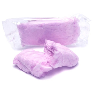 Lupy Lups Purple Cotton Candy 0.5-Ounce Packs - Grape: 10-Piece Bag - Candy Warehouse