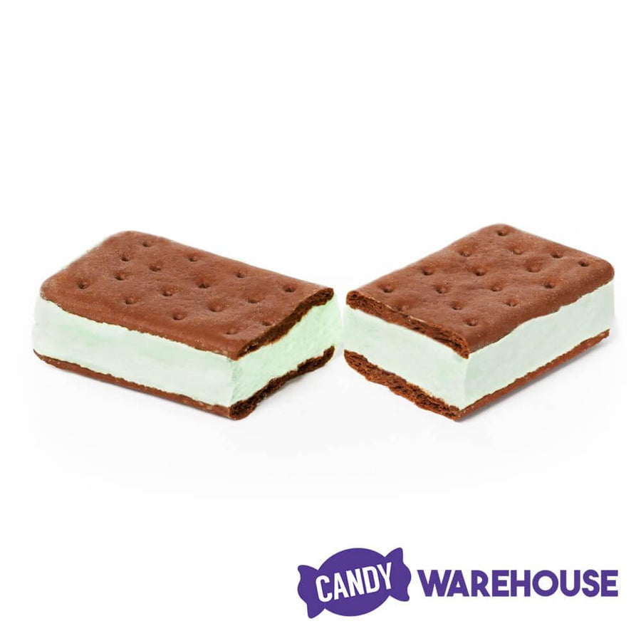 Luvy Duvy Freeze Dried Mint Chocolate Chip Ice Cream Sandwich - Candy Warehouse