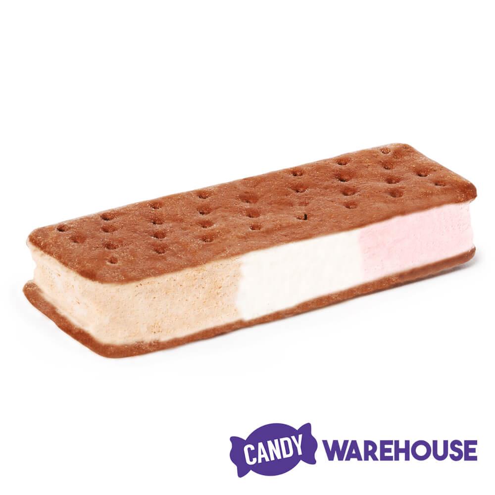 Luvy Duvy Neapolitan Freeze Dried Ice Cream Sandwich - Candy Warehouse