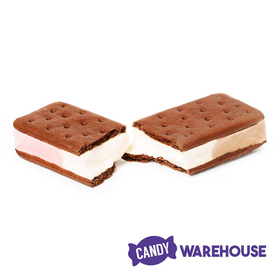 Luvy Duvy Neapolitan Freeze Dried Ice Cream Sandwich - Candy Warehouse