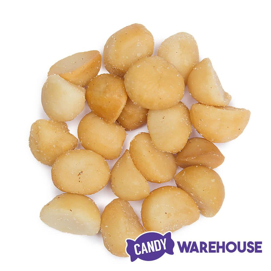 Macadamias - Roasted and Salted: 1LB Bag - Candy Warehouse