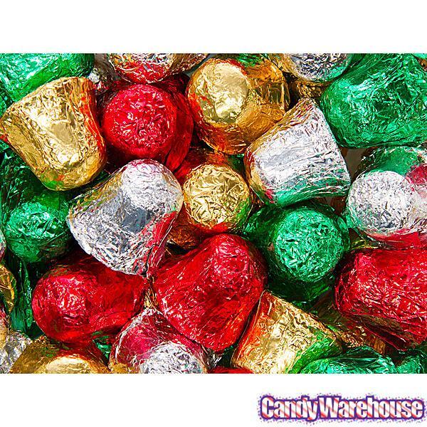Madelaine Christmas Foiled Chocolate Bells - Milk: 5LB Bag - Candy Warehouse