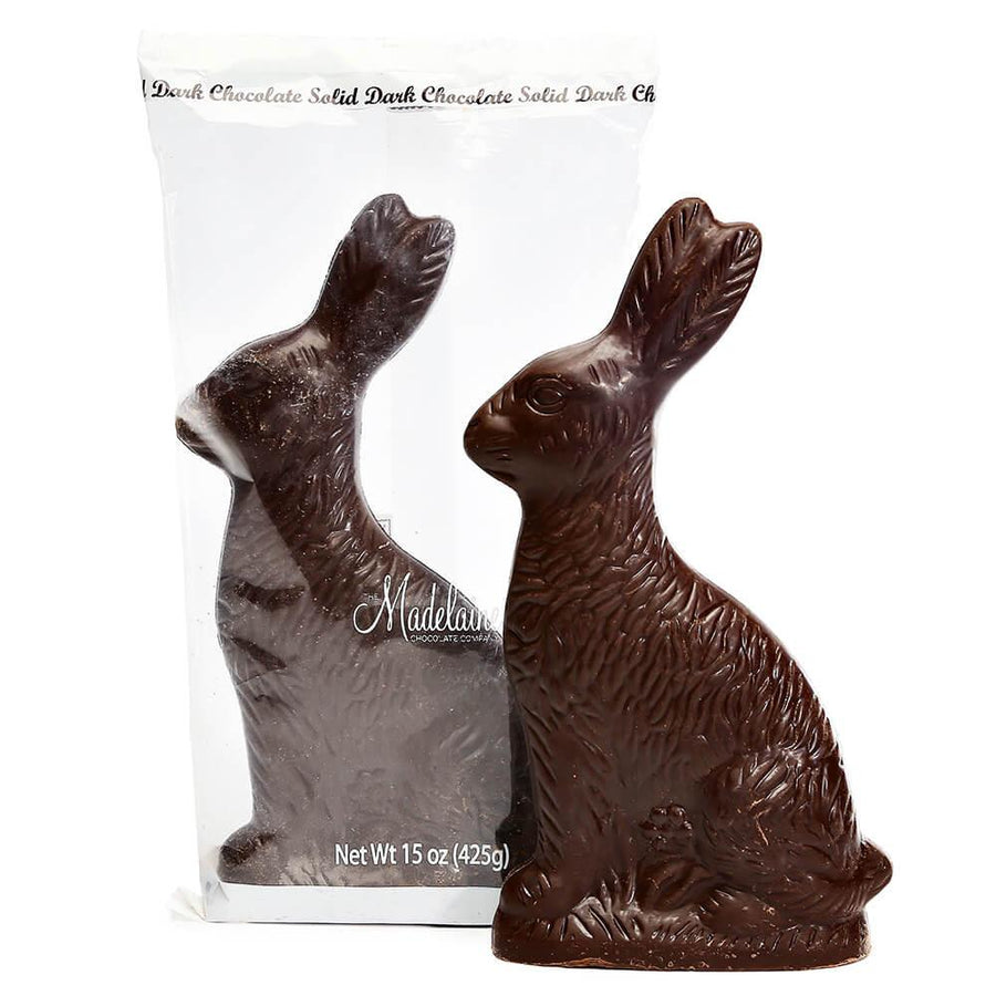 Madelaine Dark Chocolate 15-Ounce Easter Bunny - Candy Warehouse