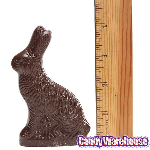 Madelaine Dark Chocolate 2.5-Ounce Easter Bunnies: 12-Piece Box - Candy Warehouse