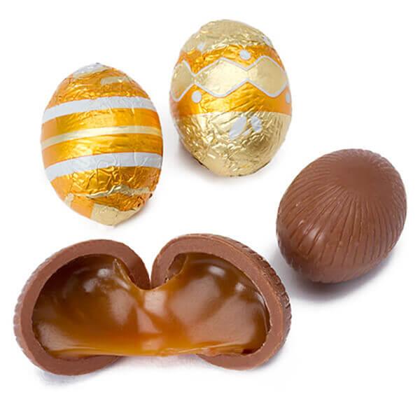 Madelaine Foiled Caramel Filled Milk Chocolate Easter Eggs: 5LB Bag - Candy Warehouse