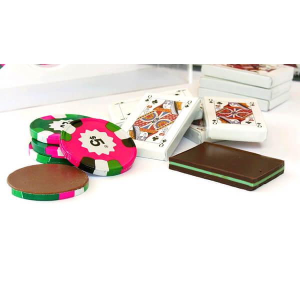 Madelaine Foiled Chocolate Poker Playing Cards: 16-Piece Pack - Candy Warehouse