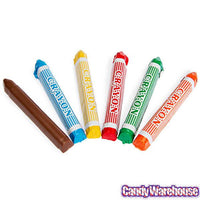 Madelaine Foiled Milk Chocolate Crayons 5-Packs: 24-Piece Box - Candy Warehouse