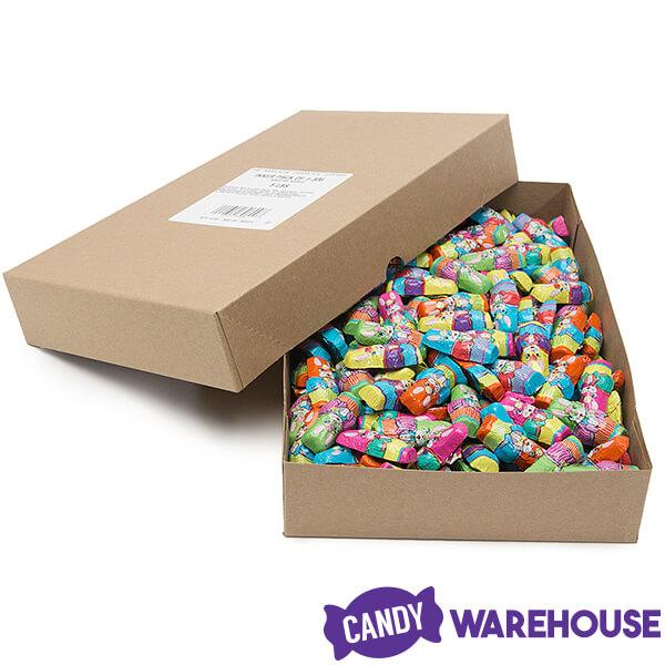 Madelaine Foiled Milk Chocolate Mini Bunnies Easter Candy: 5LB Bag - Candy Warehouse