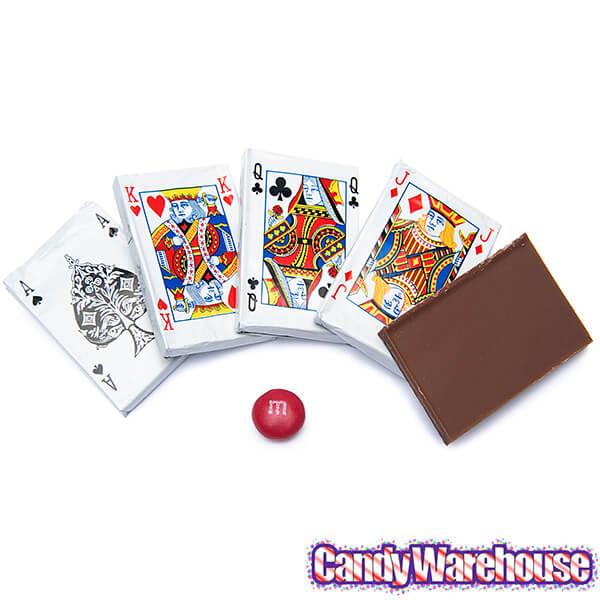 Madelaine Foiled Milk Chocolate Playing Cards Assortment: 2.5LB Box - Candy Warehouse