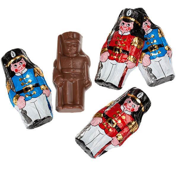 Madelaine Foiled Mini Milk Chocolate Soldiers: 5LB Bag - Candy Warehouse