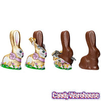 Madelaine Giant Foiled Semi Solid 16-Ounce Chocolate Easter Bunny - Candy Warehouse