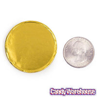 Madelaine Gold Foiled Milk Chocolate Coins - Blank: 5LB Bag - Candy Warehouse