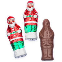 Madelaine Santa Foiled 3/4-Ounce Milk Chocolate Ornaments: 60-Piece Display - Candy Warehouse