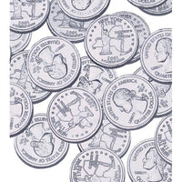 Madelaine Silver State Quarters Foiled Milk Chocolate Coins: 5LB Bag - Candy Warehouse