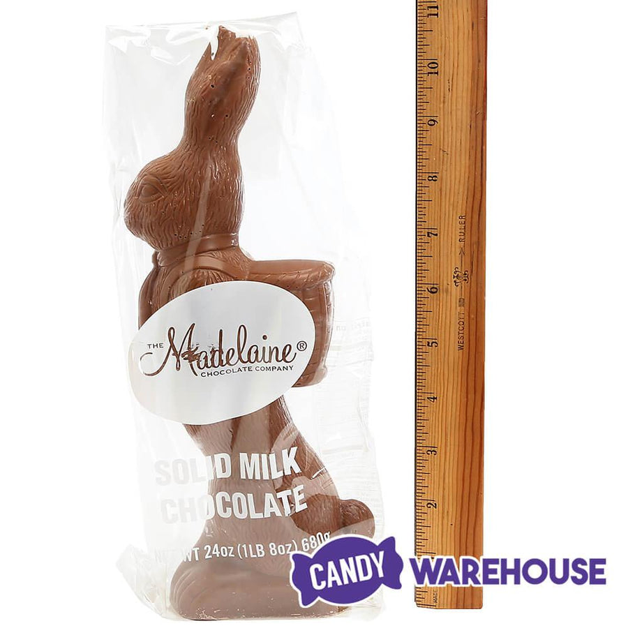 Madelaine Solid Milk Chocolate 14-Ounce Easter Bunny - Candy Warehouse