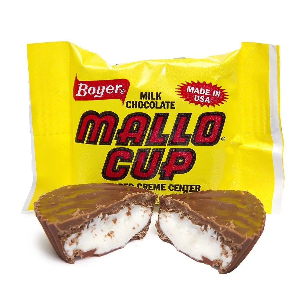Mallo Cups Singles 60Piece Box Candy Warehouse