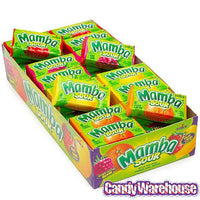 Mamba Fruit Chews Candy 6-Packs - Sour: 48-Piece Box - Candy Warehouse