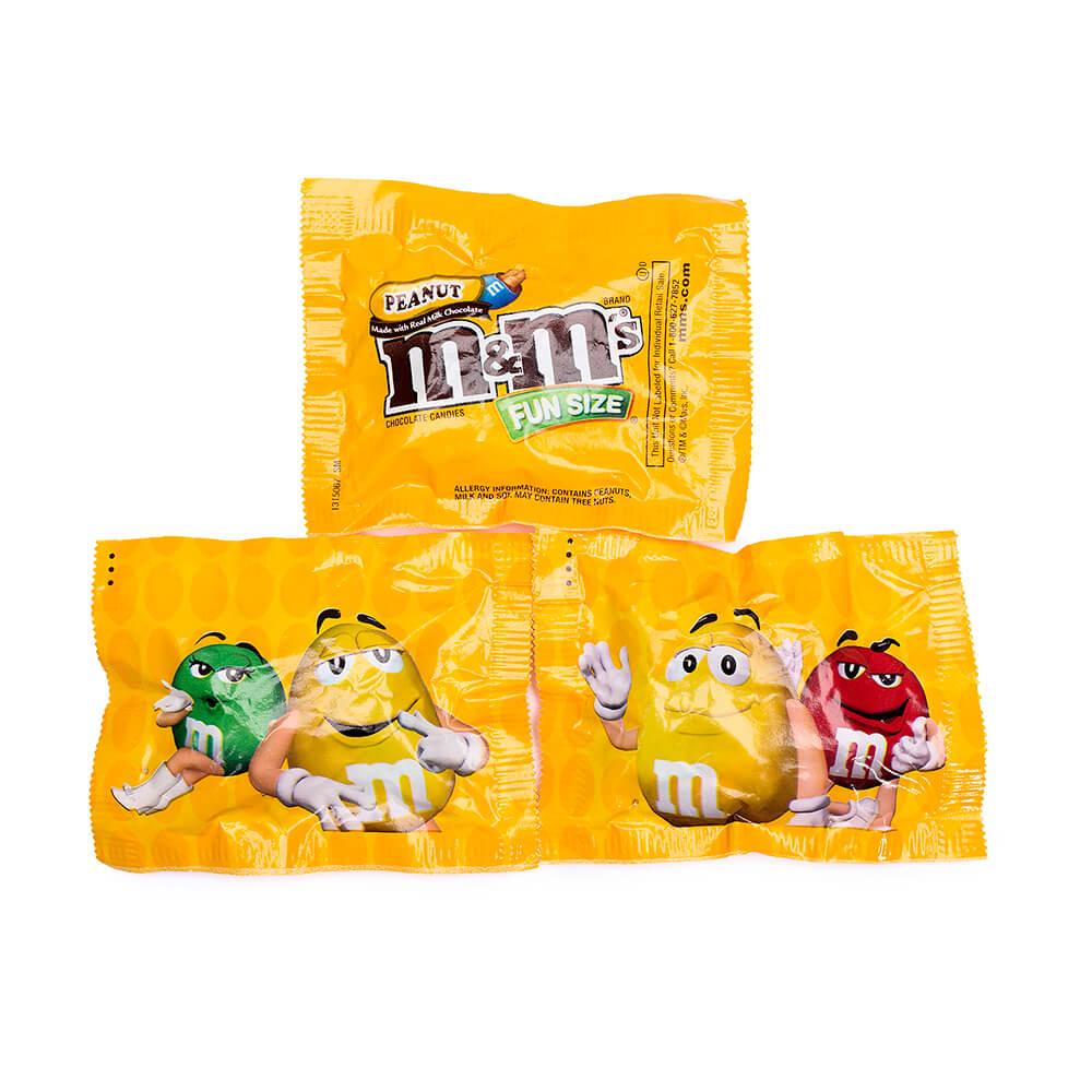 M&M's Candy Fun Size Packs - Peanut: 5LB Bag - Candy Warehouse