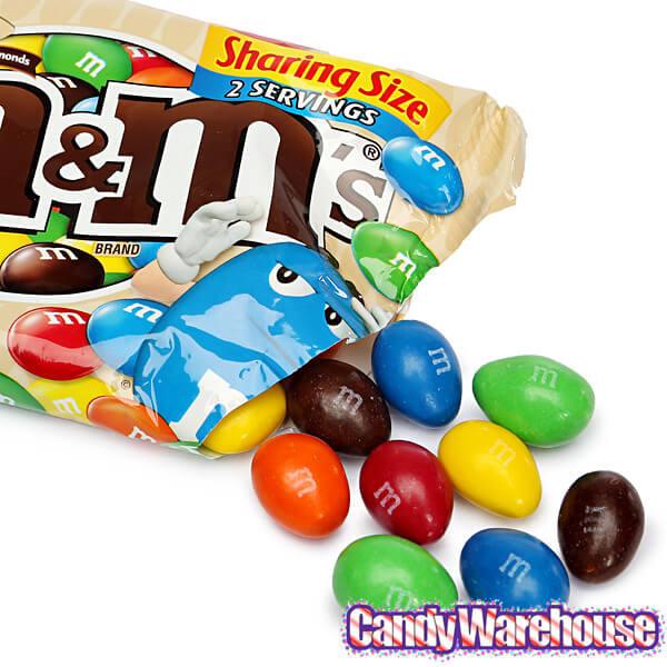 M&M's Candy King Size Packs - Almond: 18-Piece Box - Candy Warehouse