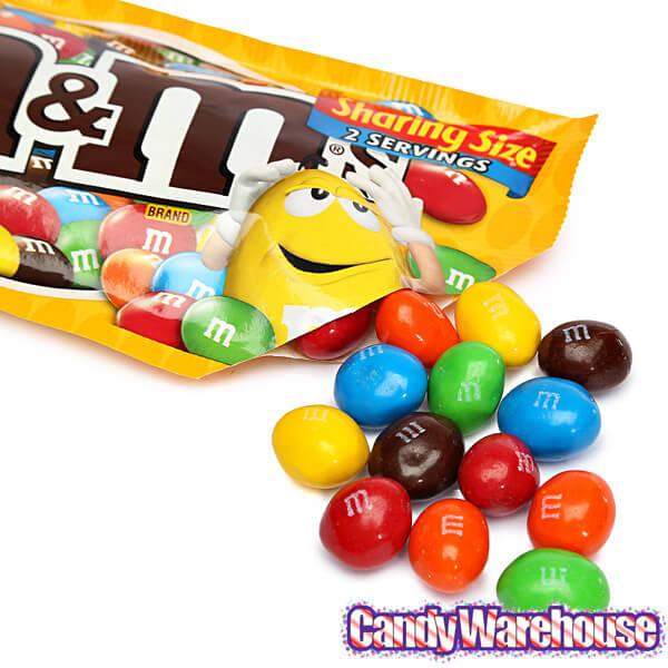 M&M's Candy King Size Packs - Peanut: 24-Piece Box - Candy Warehouse