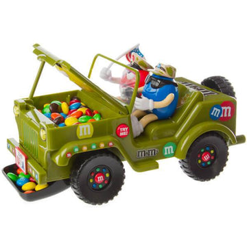 M&M's Candy Military Jeep Toy - Candy Warehouse