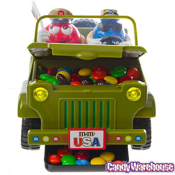M&M's Candy Military Jeep Toy - Candy Warehouse
