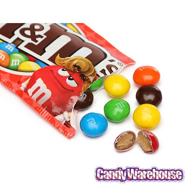 M&M's Candy Packs - Peanut Butter: 24-Piece Box