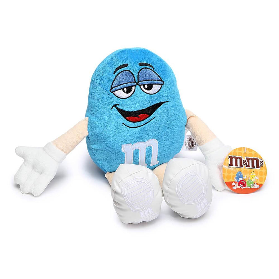 Buy M&M's M&M Character Face Plush Pillow, Blue Online at