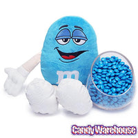 M&M's Candy Plush Character - Blue - Candy Warehouse