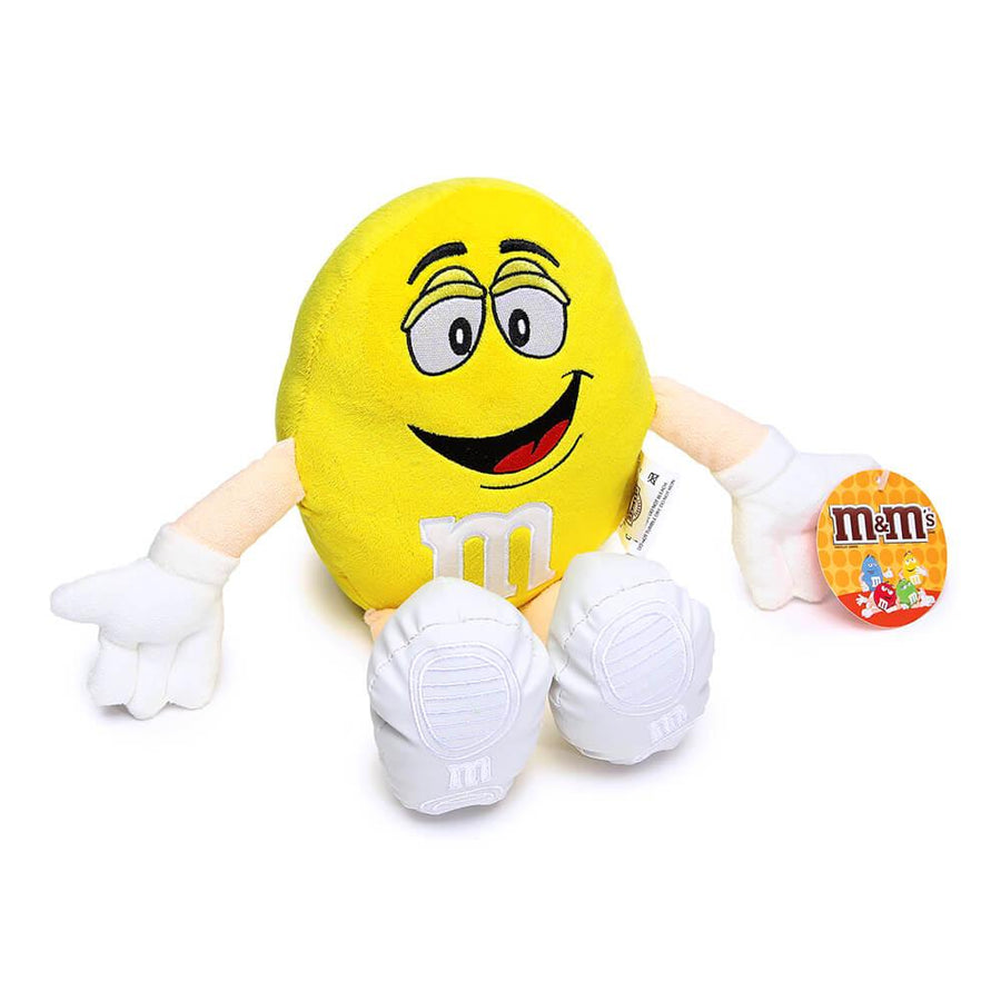 M&M's Candy Plush Character - Yellow - Candy Warehouse