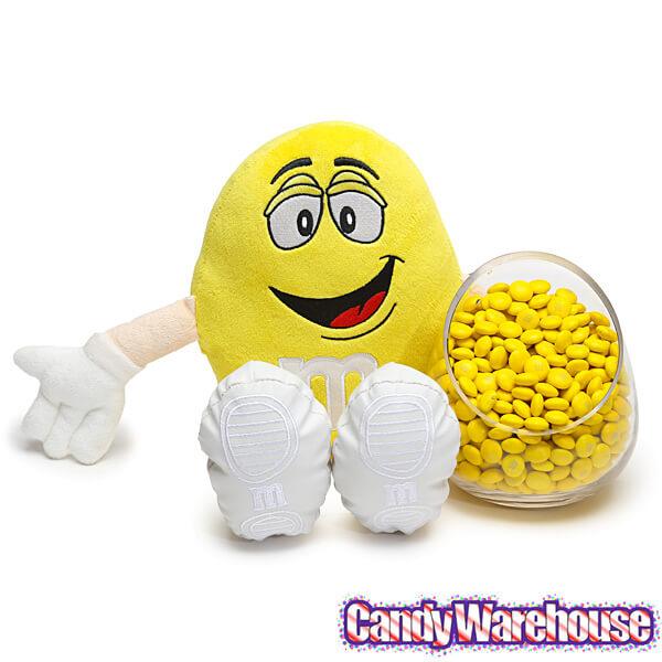 M&M's Candy Plush Character - Yellow - Candy Warehouse