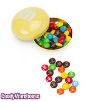 M&M's Filled Pastel Candy Tins: 12-Piece Box - Candy Warehouse
