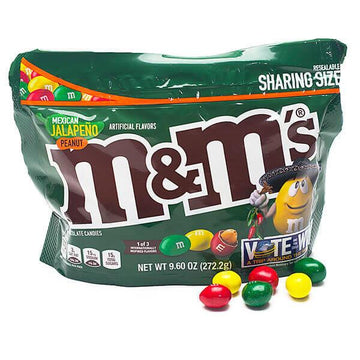 M&M's Mexican Jalapeno Peanut Chocolate: 9.6-Ounce Bag - Candy Warehouse