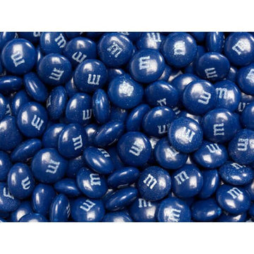 M&M's Milk Chocolate Candy - Dark Blue: 5LB Bag - Candy Warehouse