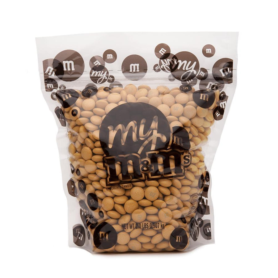 M&M's Milk Chocolate Candy - Golden Shimmer: 2LB Bag - Candy Warehouse