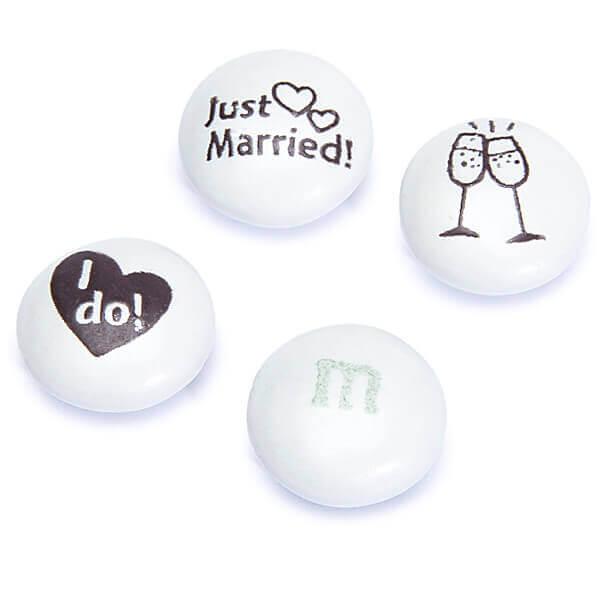 M&M's Milk Chocolate Candy - Just Married Wedding Blend: 2LB Bag - Candy Warehouse