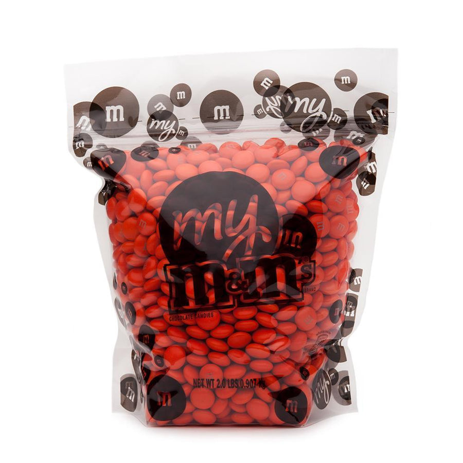 M&M's Milk Chocolate Candy - Orange: 2LB Bag - Candy Warehouse