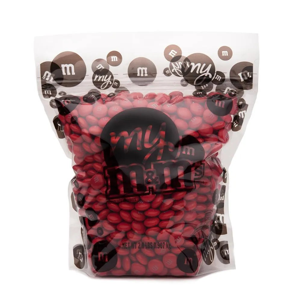 M&M's Milk Chocolate Candy - Red: 2LB Bag – Candy Warehouse