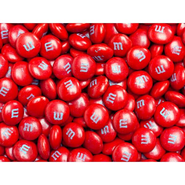 M&M's Milk Chocolate Candy - Red: 5LB Bag - Candy Warehouse