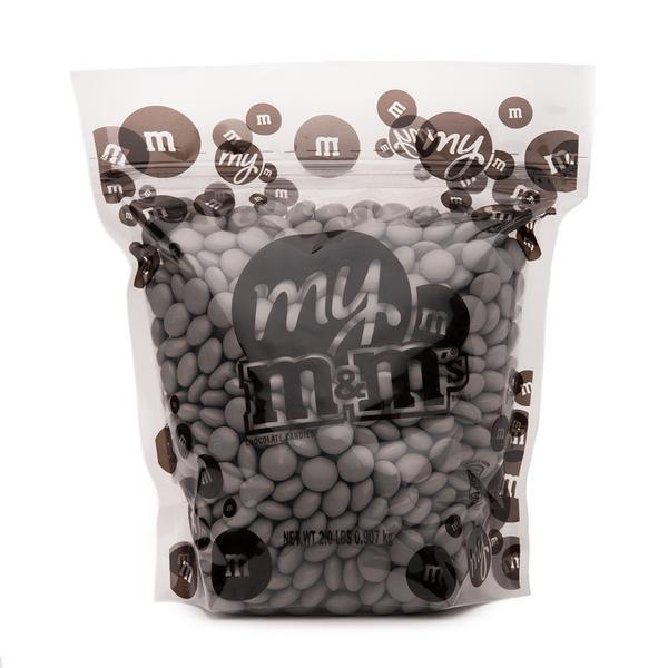 M&M's Milk Chocolate Candy - Silver: 2LB Bag - Candy Warehouse