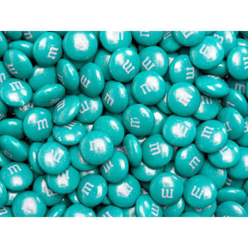 M&M's Milk Chocolate Candy - Teal: 5LB Bag - Candy Warehouse