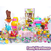 M&M's Minis Candy Filled Easter Bunny Figurines: 12-Piece Display - Candy Warehouse