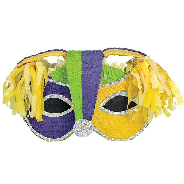 Mardi Gras Mask Pinata - Candy Warehouse