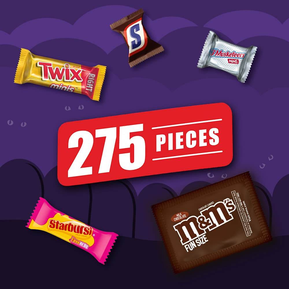 Mars Halloween Candy Assortment: 275-Piece Bag
