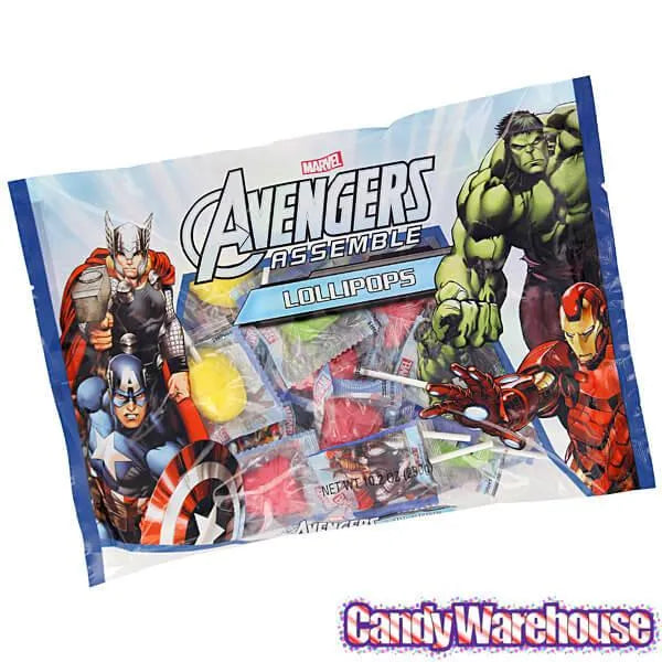 Marvel Avengers Lollipops: 25-Piece Bag | Candy Warehouse