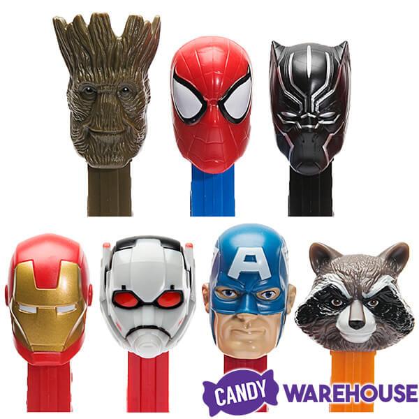 Marvel Avengers PEZ Candy Packs: 12-Piece Display - Candy Warehouse