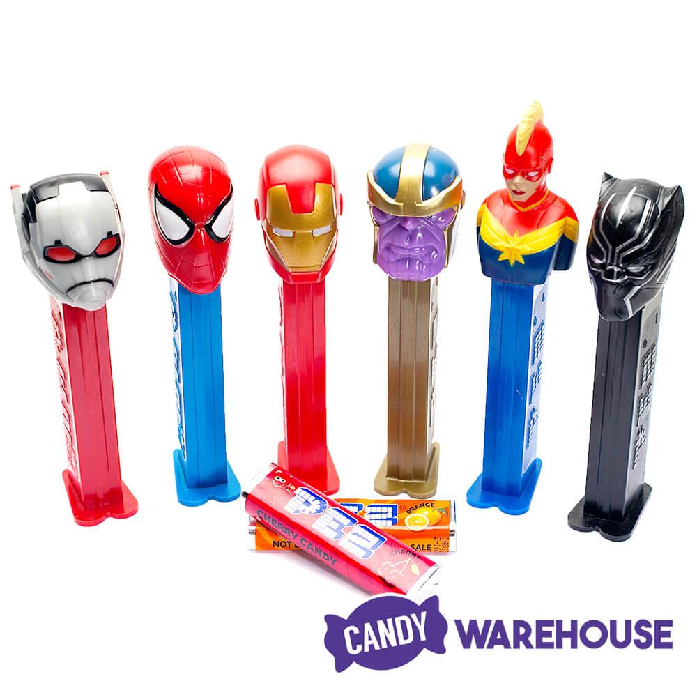 Marvel PEZ Candy Packs: 12-Piece Display - Candy Warehouse