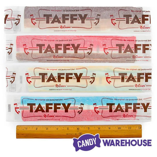 McCraw's Giant Taffy Candy Slabs 24Piece Box Candy Warehouse