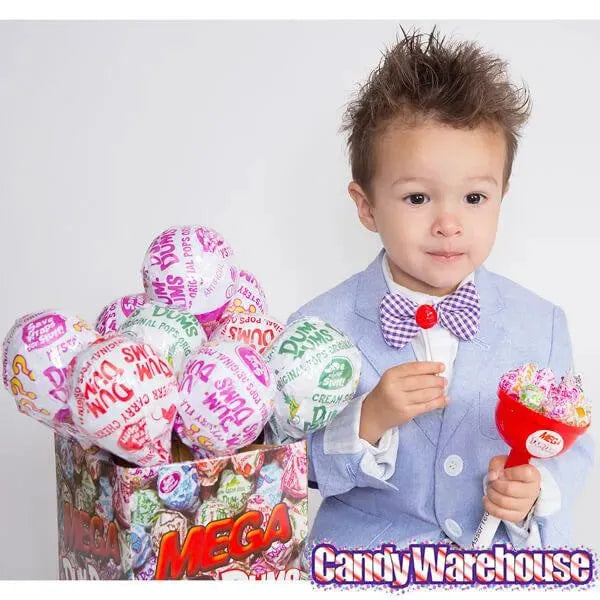 Mega Dum Dums Pops 12Piece Display Candy Warehouse