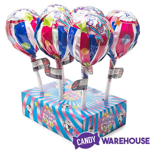 Mega Lollipops Giant Suckers: 6-Piece Display - Candy Warehouse